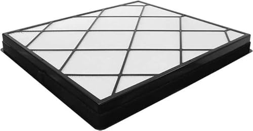 HSDK Air Purifier Filter – Compatible with Shark HE400UK Air Purifier 4 (Replacement HEPA + Carbon Filter for Dust, Allergens, Odours)