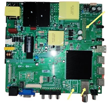 ZP.T9632.815R00 & T9632G815C04E15 3-in-1 TV Main Board - 4K WiFi Network Support, 80-150V 730mA 75W Electrical Parameters​