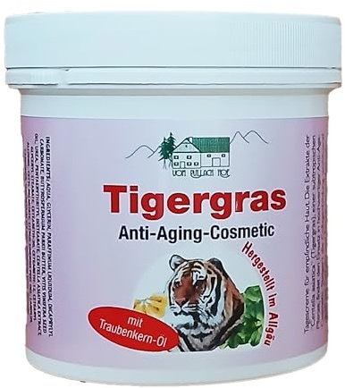 TIGERGRAS Creme 250ml mit Centella und Traubenkern-Öl Anti-Aging Cosmetic Gesichtscreme Hautpflege Pflege Allgäu 37