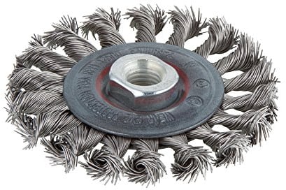 wolfcraft Stainless Steel Wire Wheel Brush, twisted I 2701000