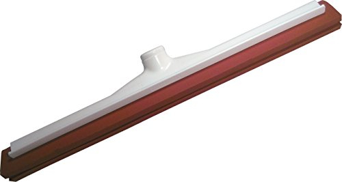 CFS 36691800 Flo-Pac Soft Double Foam Rubber Floor Squeegee with Plastic Frame, 18 Length, Red