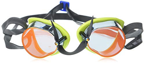 TYR Rockets 2.0 Espejo Gafas de natación, Unisex Adulto, Red Fluorescent Yellow