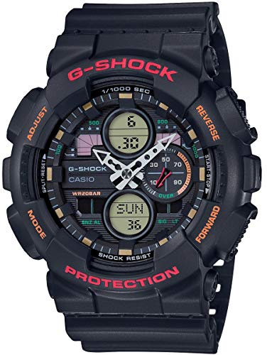 CASIO Herren Analog – Digital Quarz Uhr mit Resin Armband