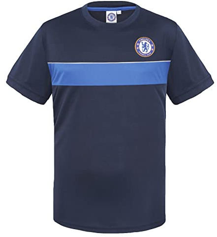 Chelsea Boys T-Shirt Poly Kids Official Football Gift