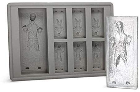 veklblan Star Wars Ice Tray Han in Carbonite Ice Tray Silicone Jelly Chocolate Cake