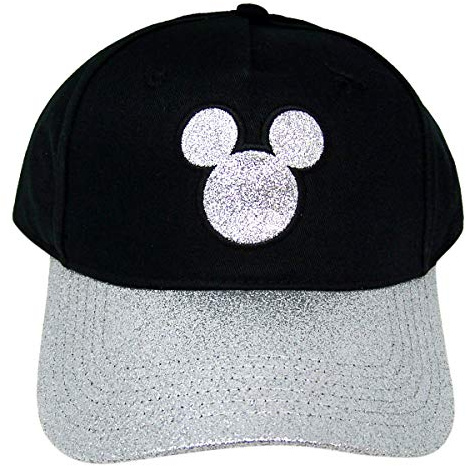 Disney Glitter Tone Mickey Mouse Baseball Cap - Adult