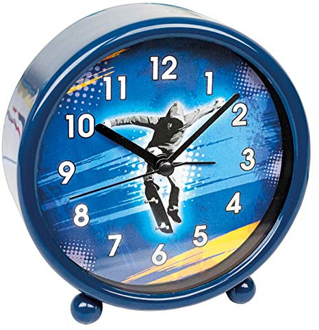 bb Klostermann Wecker Skater dunkelblau 54021 - Motiv Uhr Quarz