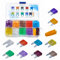 AHL 145pcs Mini Fusibles Coche Motocicleta Coche Barco Camión Hoja MIXTA Fusible -10 Especificaciones(3A 5A 7.5A 10A 15A 20A 25A 30A 35A 40A) con un Pequeño Clip para Reemplazo de Fusibles