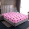 Loussiesd Erdbeere Spannbettlaken 90x200cm für Kinder Mädchen Rosa Bettwäsche Erdbeere Streifen Spannbetttuch 100% Mikrofaser Boxspringbett Bettlaken Sanft Niedliche Früchte drucken Bettlaken Frauen