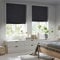 Dream-seeker Plissee Pleated Shade Anthrazit 2 Stück 70x120 cm(B×H) Lichtdurchlässig Klemmfix Ohne Bohren Rollo Für Fenster & Tür Plissee Kleben