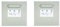 Selbstklebendes Befestigungsset Bilderhalter Spiegelhalter Dibond-Aufhänger Haftbleche (2x Halter, 100x100mm)