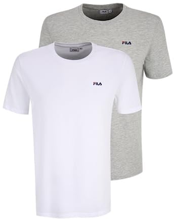 FILA Men's Brod Tee/Double Pack T-Shirt