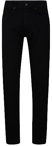 BOSS Herren Re.Maine BC-C Schwarze Maine Regular-Fit Jeans aus bequemem Stretch-Denim Schwarz003 32/32