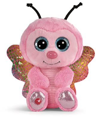 NICI GLUBSCHIS Schmetterling Lilli Papilli 25 cm – Kuscheltier aus weichem Plüsch, niedliches Plüschtier zum Kuscheln und Spielen, für Kinder & Erwachsene, 48734, tolle Geschenkidee, pink
