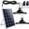 TechKen Lampes Solaires Suspendues avec Télécommande pour Extérieur,Câble de 5M 56 LED 1000LM Lampe,4 Modes 6 Niveaux de Luminosité Lampes Solaires pour Camping Jardin