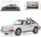 Porsche 911 S Urmodell Cabrio Silber mit Skier 1963-1973 1/43 Schuco Modell Auto mit individiuellem Wunschkennzeichen