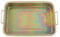 Oil Drain Tray, Universal Galvanised Oil Drip Tray, Professional Metal Drain Tank Car Repair Tool for Vehicles (640 x 440 x 105 mm)
