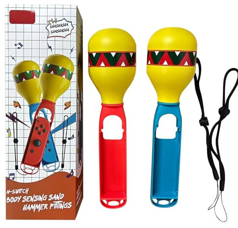 WANSUPYIN 2Pcs Game Sand Hammer Hand Grip for Switch OLED Handle Left and Right Sand Hammer Grip Game Accessories