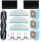 Replacement Accessories Kit for Yeedi Cube: Replacement Parts Compatible with Yeedi Cube Robot Vacuum Cleaner, Main Brush Side Brush Hepa Filter Mop Pads Dust Bags Cleaning Tool Spare Parts