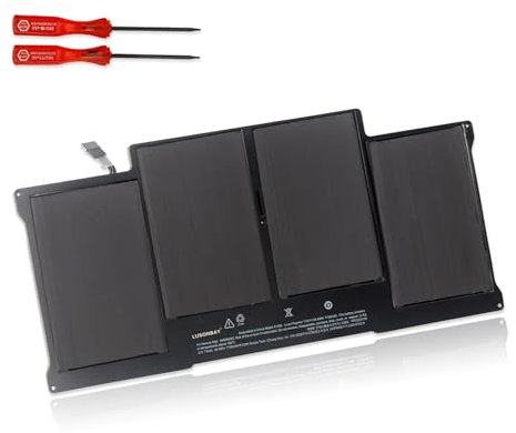 A1466 A1496 Battery Replacement for MacBook Air 13 inch [2010 2011 2012 2013 2014 2015 2017 Years] LUSONBAY New Battery for A1496 020-8145-A A1405 020739-A A1377 020-0455-A 7.6V/54.4Wh