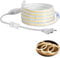 H+H Leipzig LED COB Strip Streifen (Teilmöglichkeit aller 10 cm) + IP20 Netzkabel mit Eurostecker. (15 Meter, Warmweiß, 240LEDs/M, mit Schalter)