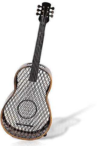 Guitare En Forme De Vin Liège Conteneur Bouteille, Vin Bouchon Organisateur Décoration Maison, élégant Artisanat Supports De Liège De Vin En Forme De Guitare, Présentoir De Liège Multifonctionnel