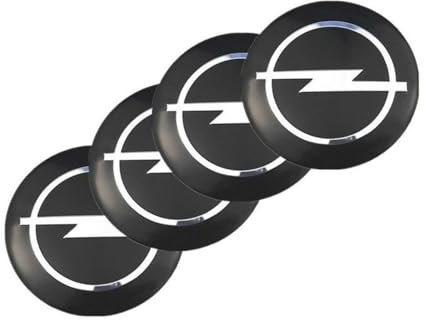 4 Pièces Enjoliveurs de Roue pour Opel Vivaro C Combi M 2019-, Cache-moyeux Autocollant de Capuchon de Jante Enjoliveur de Centre de Roue de Voiture Autocollant de Badge,60mm