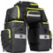BAIGIO Waterproof Bike Pannier Bag Set 3 in 1 Bicycle Rear Seat Truck Bag Cycling Cargo Rack Saddle Bag Shoulder Backpack Bag with Rain Cover (Black+Green)