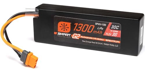 Spektrum Zubehör 11.1V 1300mAh 3S 30C Smart G2 LiPo Akku: IC2 Stecker, SPMX-1089