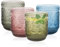 AstraLoom Trinkgläser Set bunt,4er Set Gläser Set 360ml - Spülmaschinengeeignet & Stapelbar-Wassergläser,Saft, Limo,Vintage-Design(Farbig)