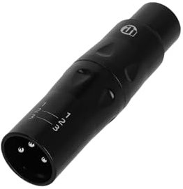 Adam Hall Cables 4 STAR A GROUND LIFTER - Adaptador con desconexión de masa, XLR hembra a XLR macho