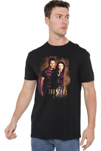 Jim Henson - Farscape Unisex Farscape Wanted Unisex T Shirt, Black T-Shirt