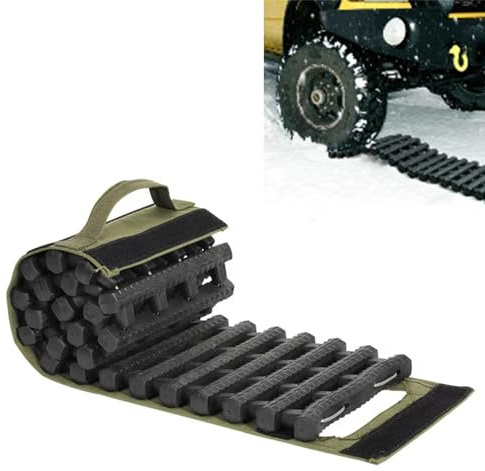 Griphilfe Anfahrhilfe Auto GH1 Antirutschmatte Traktionshilfe rollbar schwarz/grün