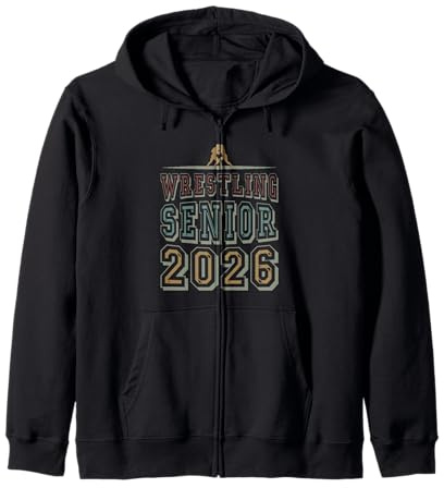 Wrestling Senior 2026 Graduation Kapuzenjacke