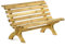 BrackenStyle Lilly 3 Seat Garden Bench - 150cm Length Ergonomic Wood Garden Outdoor Patio Bench - Durable Pine Design with Dip Treated Timbers - FSC®