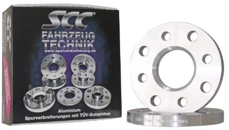 SCC Spurverbreiterungen Spurplatten 2x5mm 4x130-10266 kompatibel mit VW Kaefer Cabriolet Kaefer Karmann Ghia Cabriolet Karmann Ghia Co