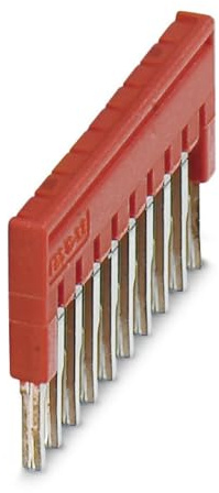 PHOENIX CONTACT FBS 10-3.5 Steckbrücke, 3.5mm Rastermaß, 10 Polzahl, Rot, 50 Stück 3213056