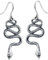 Materia Lange Ohrhänger Silber 925 Schlange - Damen Ohrringe antik SO-134