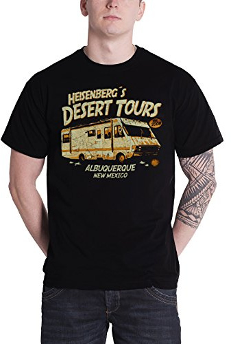 Breaking Bad Heisenberg`s Desert Tours Männer T-Shirt schwarz XXL 100% Baumwolle Fan-Merch, TV-Serien