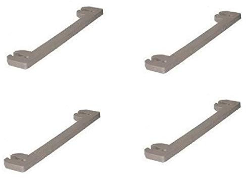 Juego de 4 piezas, repuesto de barras de soporte para escurridor de platos. 4 unidades, de plástico