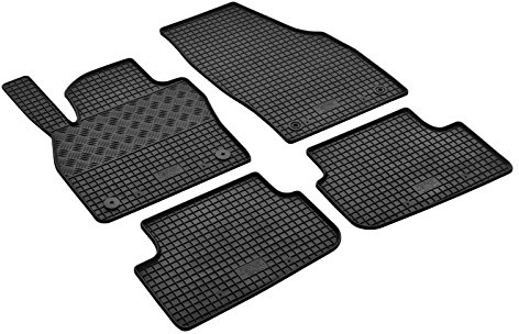 Gummi Fußmatten passend für Skoda Fabia IV ab 2021/Audi A1 ab 2019/Seat Arona/Ibiza (6F) ab 6/2017/VW Polo ab 10/2017 AZUGA AZ10092121