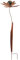 Kobolo Gartenstecker Rusty Flower, Metall, braun, 120 cm, dekorative Blumenstecker mit Edelstahlkugel für Moderne Dekoration im Outdoorbereich