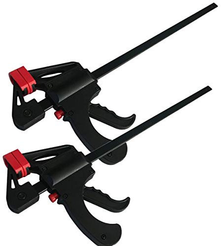 (Pack of 2) 18 (450mm) Heavy Duty Quick Action Bar Clamp - Rapid Trigger Action
