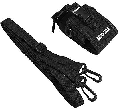 Tosuny MSC-20A Walkie-Talkie-Tasche Hängetasche, multifunktionale Nylontasche mit verstellbarem Tragegurt für Kenwood//HYT-Funkgerät, geeignet für Polizei, Feuerwehr, Wachmann