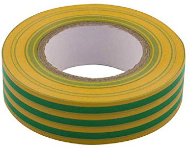 Unicrimp 19MM X 33MTR Insulation Tape Green & Yellow