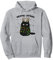 Merry Catmas lustige Christmas Katze im Rentier Kostüm Pullover Hoodie