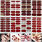 Mwoot 8 Blatt (112pcs) Nagelsticker,Nagelaufkleber,Nagelkunst Sticker Selbstklebende Maniküre Sticker Schöne Mode DIY Dekoration