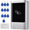 Tangxi Lettore di Schede RFID per Porte, 125KHz/13.56MHz ID/IC Sistema di Controllo Accessi Porte Esterne con Tessera con IP65 Impermeabile + Supporto Wiegand 26 per Casa/Ufficio(ID)