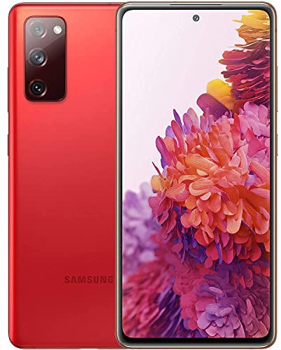 Samsung Galaxy S20 FE Mobile Phone, Sim Free Smartphone - Cloud Red (UK Version) (Renewed)