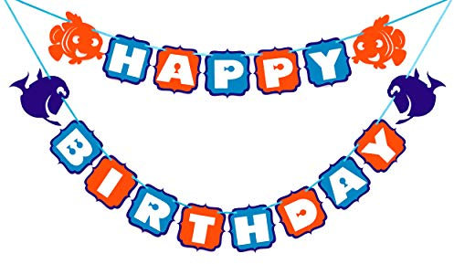 Findet Nemo Happy Birthday Banner
